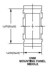 Carling MODULAR SWITCH HOLDERS - MIDDLE SECTION